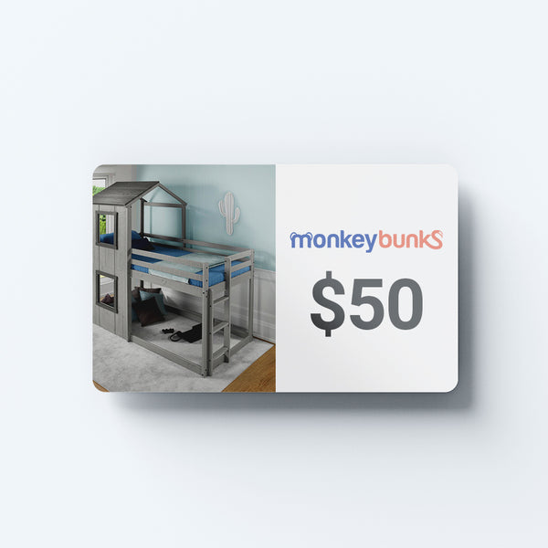 $50 Monkey Bunks Gift Card