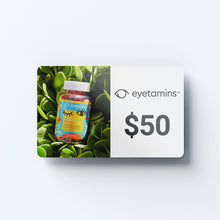 Load image into Gallery viewer, $50 Eyetamins Gift Card